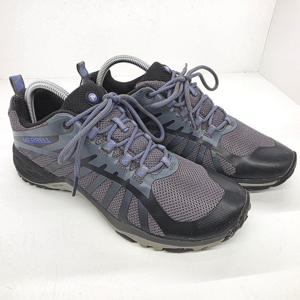Merrell Siren‎ Edge Q2 WP Women's Hiking Trail Shoe Size 9 Black & Purple J84774